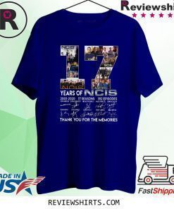 17 Years Of NCIS Thank You For The Memories Shirt