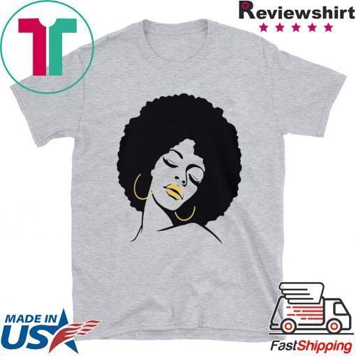 Afro Diva Black Girl Magic Lips Natural Melanin Shirt