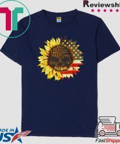 American Sunflower Skull shirt