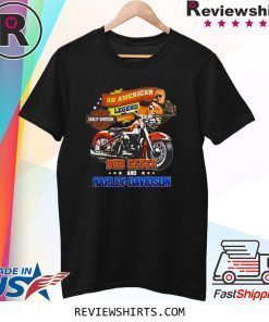 An American legend bob seger and Harley-Davidson shirt