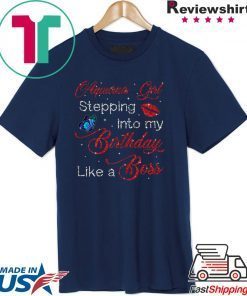 Aquarius Girl Lips Birthday Shirt