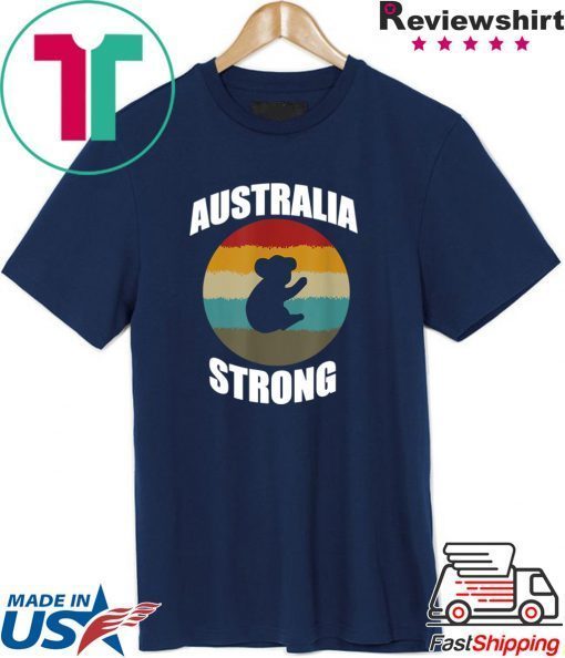 Australia Strong koala bear Retro Shirt