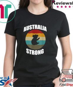 Australia Strong koala bear Retro Shirt