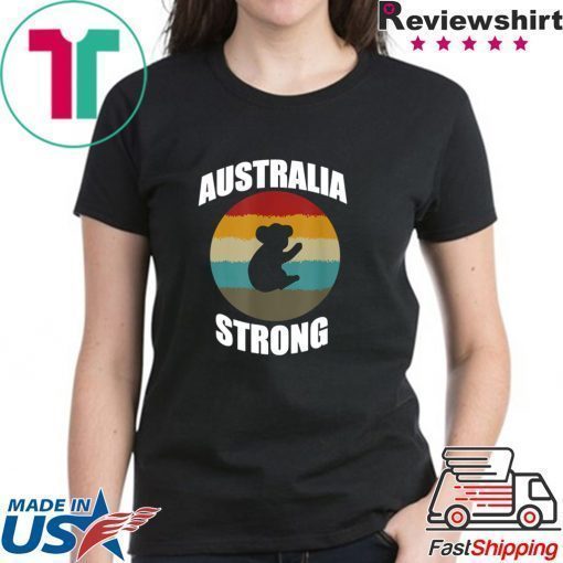 Australia Strong koala bear Retro Shirt