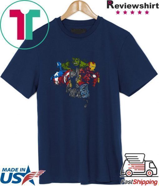 Avengers Huck Captain American Thor And Iron Man Shirt