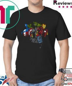 Avengers Huck Captain American Thor And Iron Man Shirt