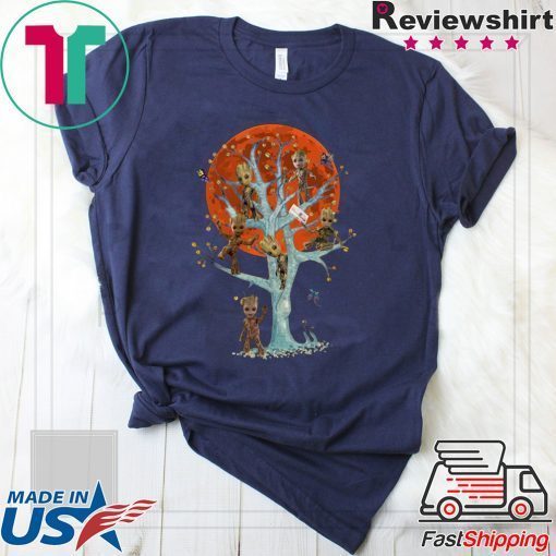 Baby Groots On Tree Shirt