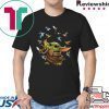 Baby Yoda And Birds Shirt