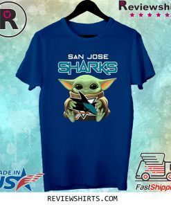 Baby Yoda Hug San Jose Sharks Shirt