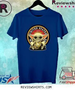 Baby Yoda Hug United States Marine Corps Shirt