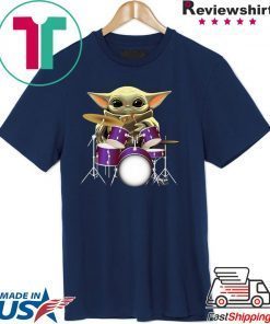 Baby Yoda Play Drum Shirt