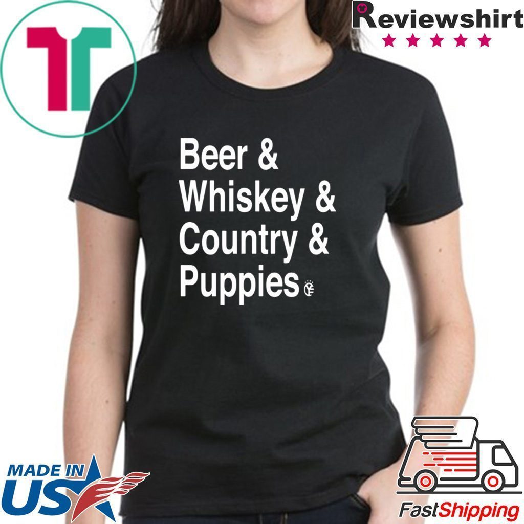 Beer Whiskey Country Puppies T Shirts Shirtsmango Office 