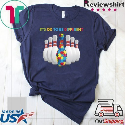 Bowling Autism it’s ok to be different shirt