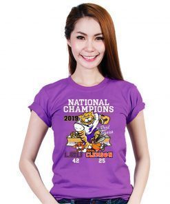LSU Tigers College Football Playoff 2019 National Champions Official T-Shirt