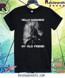 Master Yoda hello darkness my old friend shirt