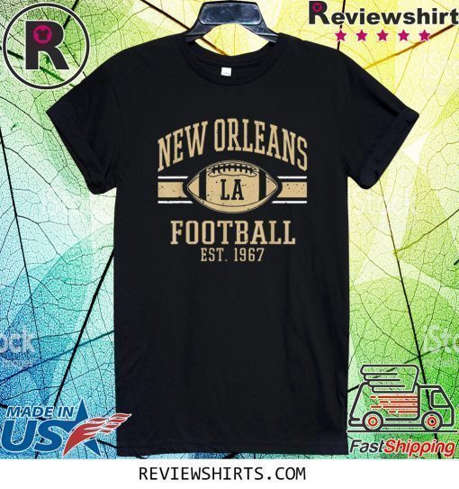 New Orleans Football Vintage Louisiana NOLA Saint Retro Shirt