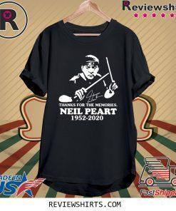 Thanks for the memories Neil Peart 1952 2020 signature shirt
