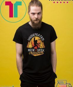 Undefeated Hide And Seek Champion Shirt