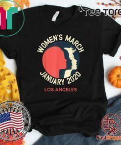 Women's March January 18 2020 Los Angeles Feminist Official T-Shirt