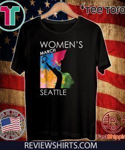 Women's Womens March 2020 Shirt SEATTLE T-Shirt