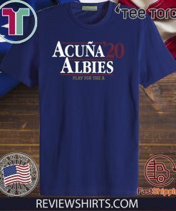 Acuña Albies 2020 Fray For The A Shirt