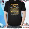April Guy Birthday Rare To Find Romantic Born In April T-Shirt