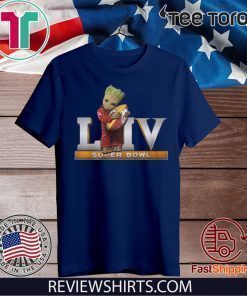 Baby Groot Hug LIV Super Bowl Shirt