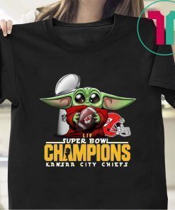 Baby Yoda Hug Kansas City Chiefs LIVE Super Bowl Champions Shirt