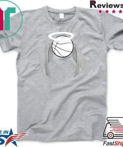 Basketball Heaven Angel wings halo ring Memorial Shirt