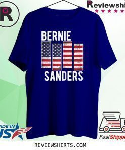 Bernie Sanders Black US Flag Vintage America Flag Not Me T-Shirt