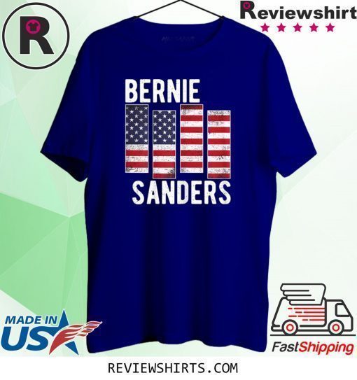 Bernie Sanders Black US Flag Vintage America Flag Not Me T-Shirt