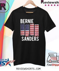 Bernie Sanders Black US Flag Vintage America Flag Not Me T-Shirt