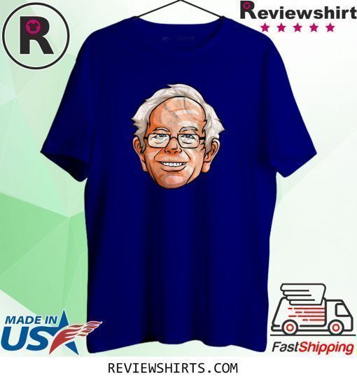 Bernie Sanders Shirt Presidential Portrait Bern Hair Glasses T-Shirt