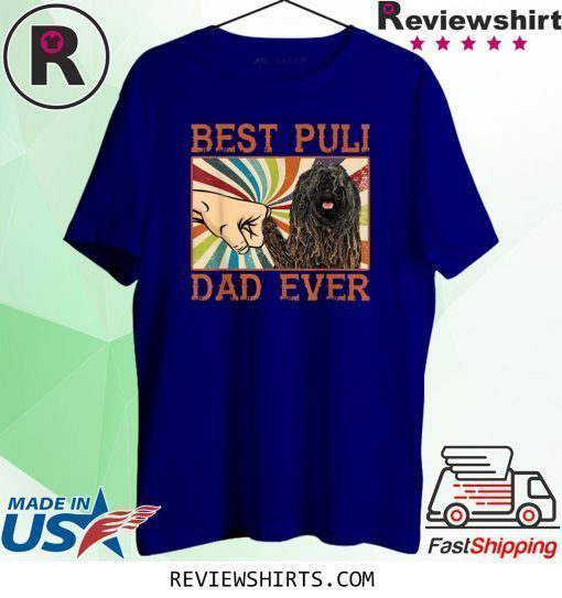 Best Puli Dad Ever Retro Vintage Shirt