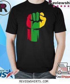 Black Fist Shirt African American Pride Black History Month T-Shirt