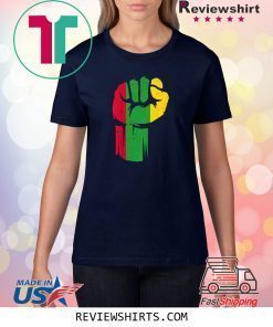 Black Fist Shirt African American Pride Black History Month T-Shirt