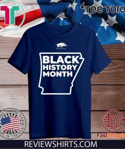 Black Month History Razorback Basketball T-Shirt