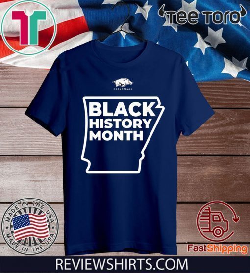 Black Month History Razorback Basketball T-Shirt