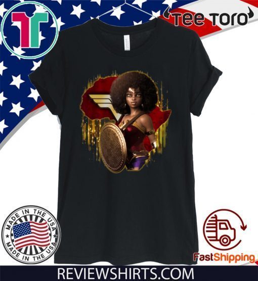 Black Wonder Woman For T-Shirt