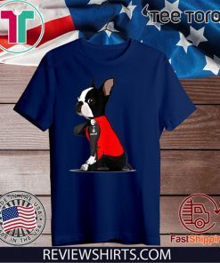 Boston Terrier Tattoos I Love MOM Sitting Gift Mother's Day 2020 T-Shirt