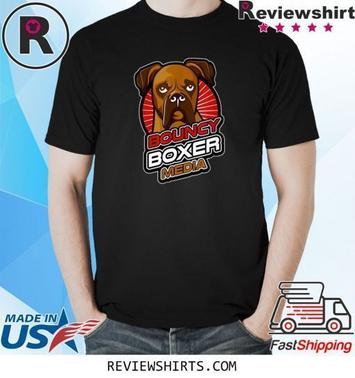 Bouncy Boxer Media Film Logo T-Shirt