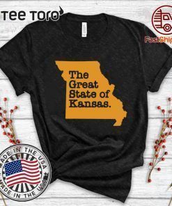 Official The Great State Of Kansas City Chiefs super bowl T-Shirt