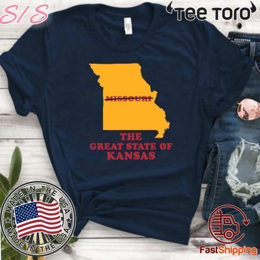 The Great State of Kansas Missouri Shirt