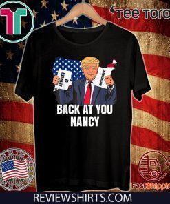 Donald Trump Impeachment Victory Not Guilty Back At You Nancy T-Shirt