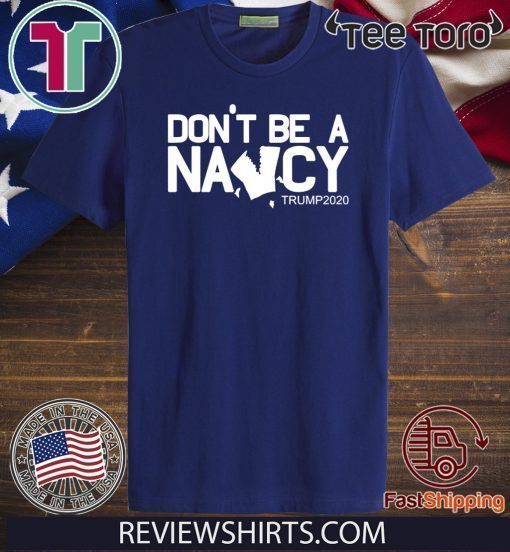 Don't Be A Nancy Vote Trump 2020 Ripped Paper Shirt