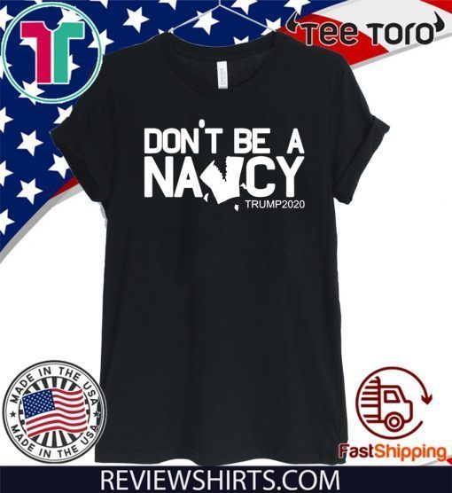 Don't Be A Nancy Vote Trump 2020 Ripped Paper Shirt
