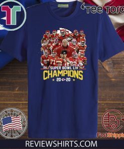 Kansas City Chiefs Shirt Super Bowl LIV Champions T-Shirt