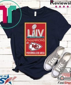 Kansas City Chiefs Super Bowl LIV Champions 2020 T-Shirts