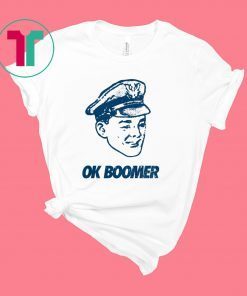 OK Boomer, Blue Grunge Police Shirt