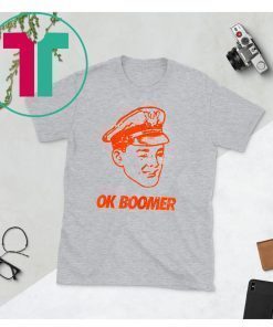 OK Boomer, Orange Grunge Police Funny Retro Vintage T-Shirt